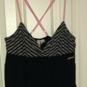 ELEMENT BLACK SUNDRESS w/ Floral Detail SIZE SMALL